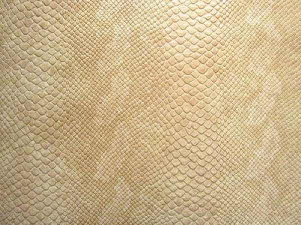 White Snake leather