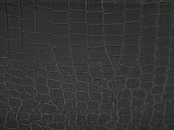 Black Crocodile leather